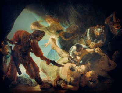 Simsonin häikäisevä tekijältä Rembrandt van Rijn