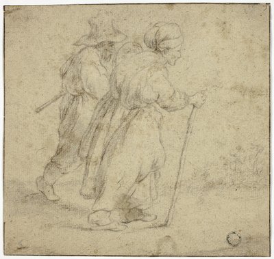 Vanhempi talonpoikapariskunta tekijältä Rembrandt van Rijn
