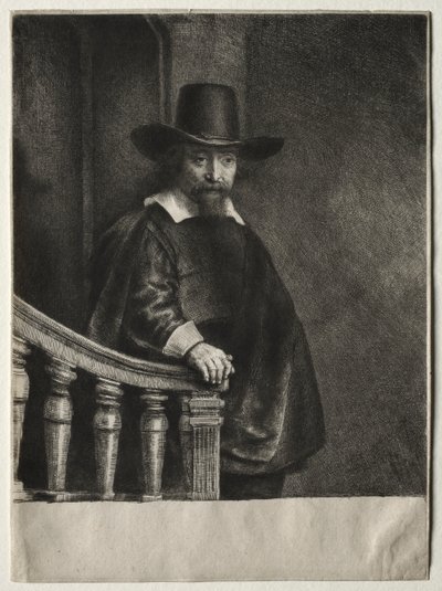 Ephraim Bonus, juutalainen lääkäri tekijältä Rembrandt van Rijn