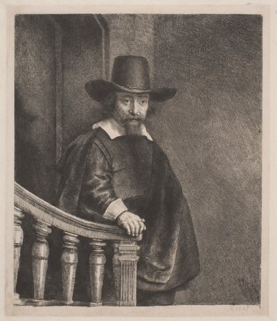 Ephraim Bonus, juutalainen lääkäri tekijältä Rembrandt van Rijn