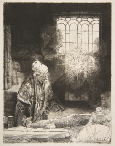 Faust, noin 1652. tekijältä Rembrandt van Rijn