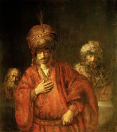 Haman Ungnadessa tekijältä Rembrandt van Rijn