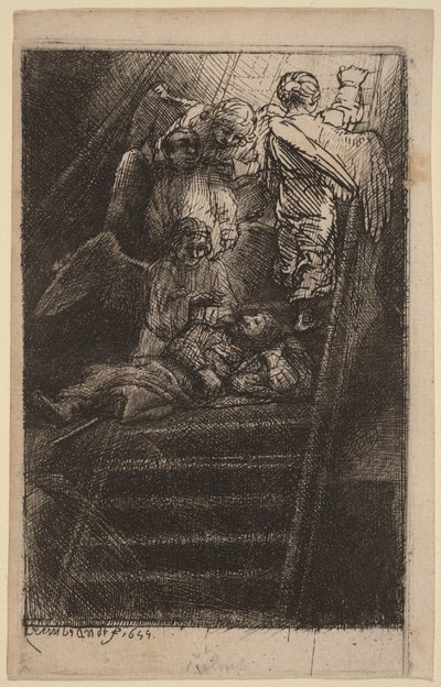 Jaakobin tikkaat tekijältä Rembrandt van Rijn