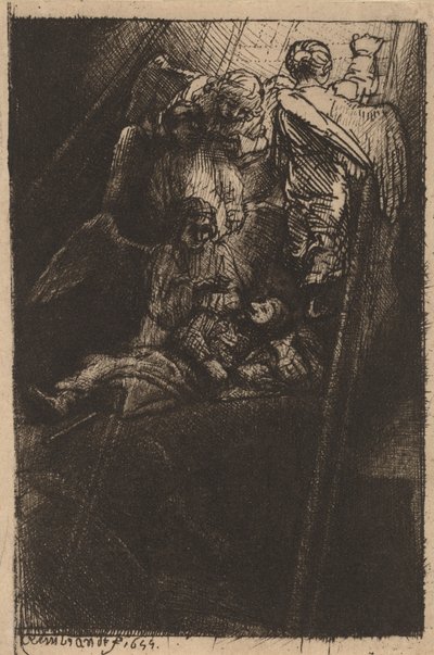 Jaakobin tikkaat, 1655. tekijältä Rembrandt van Rijn