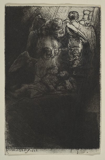 Jacobsin tikkaat, 1655. tekijältä Rembrandt van Rijn