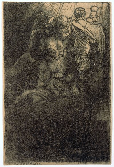 Jaakobin tikkaat, kuvitus teokseen ”La Piedra Gloriosa” tekijältä Rembrandt van Rijn