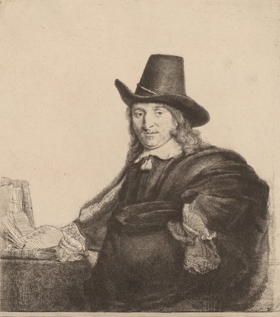 Jan Asselijn, c. 1647. tekijältä Rembrandt van Rijn