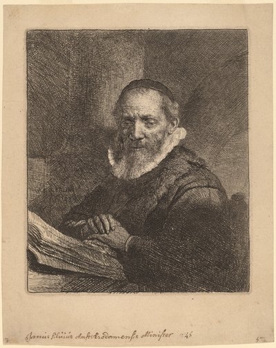 Jan Cornelisz. Sylvius tekijältä Rembrandt van Rijn