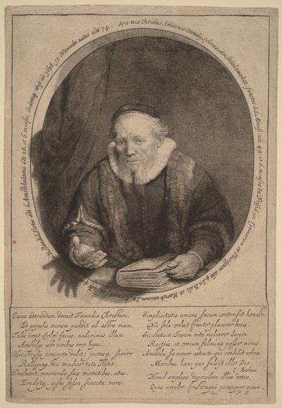 Jan Cornelisz Sylvius tekijältä Rembrandt van Rijn