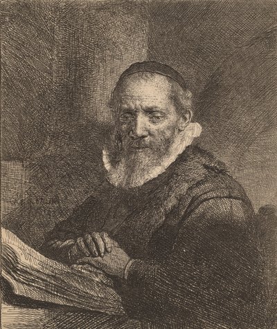 Jan Cornelisz. Sylvius, 1633. tekijältä Rembrandt van Rijn