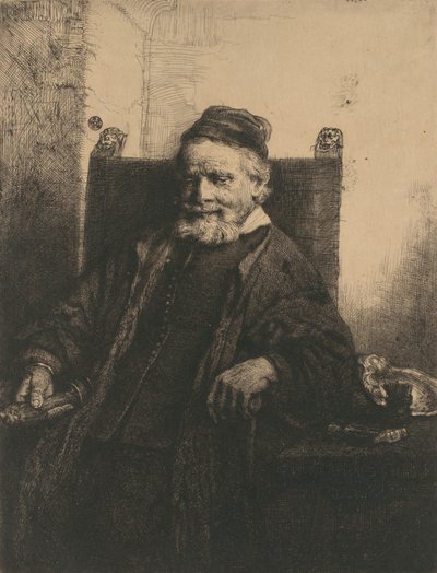 Jan Lutma, 1656, 1656. tekijältä Rembrandt van Rijn