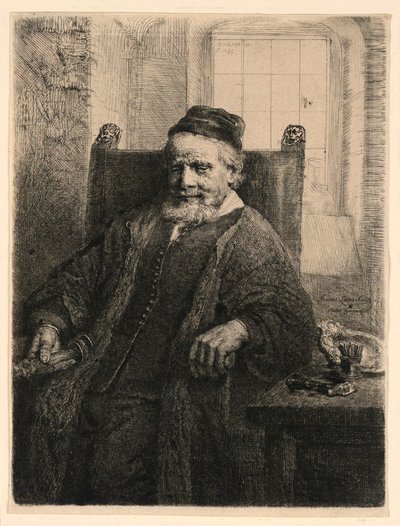Jan Lutma, kultaseppä tekijältä Rembrandt van Rijn