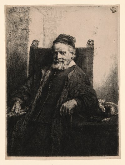 Jan Lutma, kultaseppä tekijältä Rembrandt van Rijn