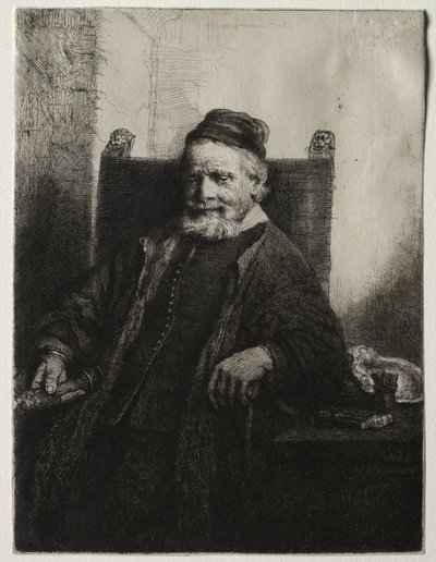 Jan Lutma, kultaseppä tekijältä Rembrandt van Rijn