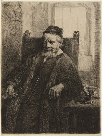 Jan Lutma, kultaseppä tekijältä Rembrandt van Rijn