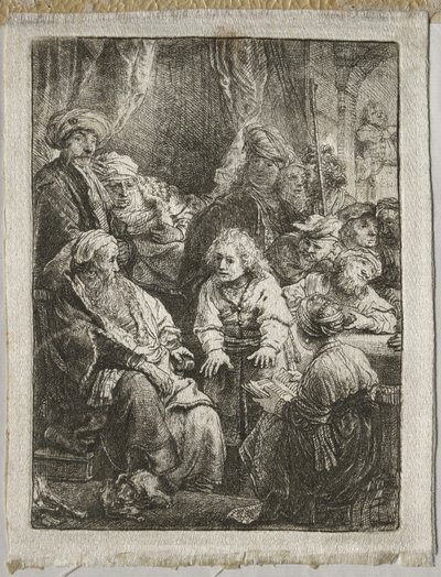 Joseph Telling his Dreams tekijältä Rembrandt van Rijn