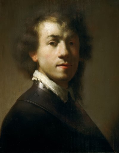 Nuorekas omakuva soturina tekijältä Rembrandt van Rijn