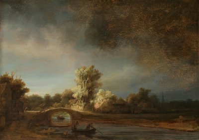 Maisema kivisillalla Maisema kivisillalla tekijältä Rembrandt van Rijn