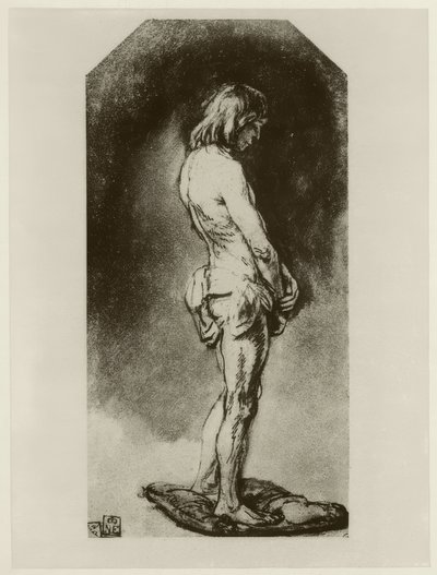 Männlicher Akt tekijältä Rembrandt van Rijn