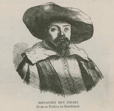 Menasse Ben Israel tekijältä Rembrandt van Rijn