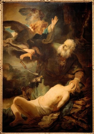 Opferung Isaaks tekijältä Rembrandt van Rijn