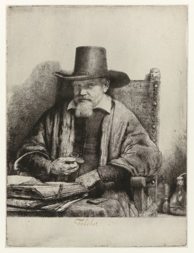 Arnold Tholinxin muotokuva Arnout Tholinx, tarkastaja tekijältä Rembrandt van Rijn