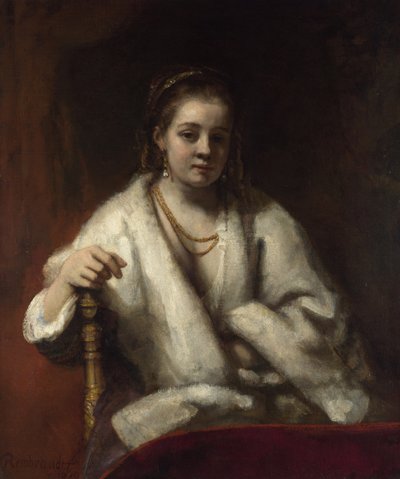 Hendrickje Stoffelsin muotokuva, n. 1655-1656 tekijältä Rembrandt van Rijn