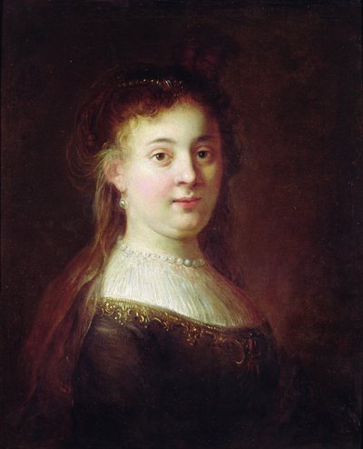 Muotokuva Saskia van Uylenburghista, n. 1633 tekijältä Rembrandt van Rijn