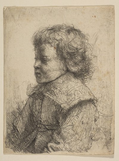 Pojan muotokuva profiilissa, 1641. tekijältä Rembrandt van Rijn