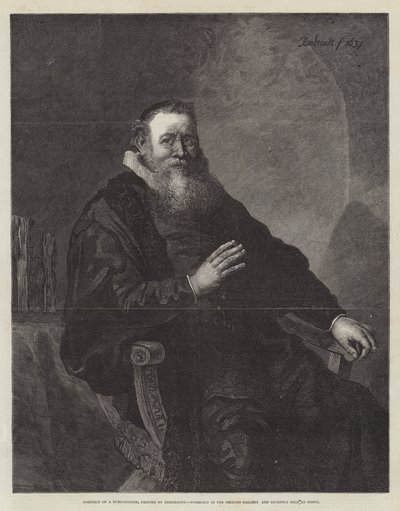 Burgomasterin muotokuva tekijältä Rembrandt van Rijn