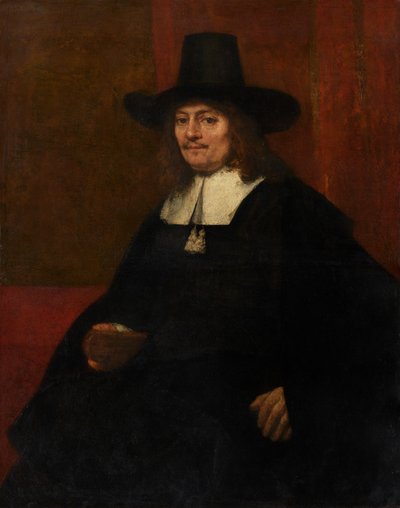Muotokuva miehestä pitkässä hatussa tekijältä Rembrandt van Rijn