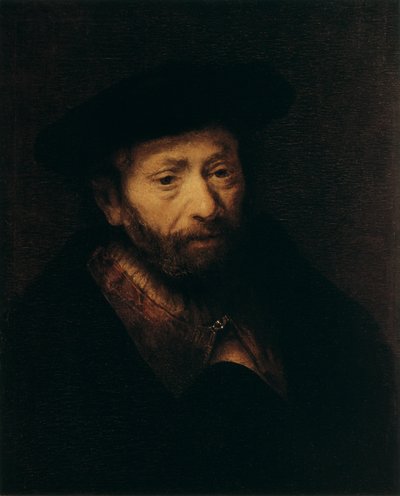 Vanhan miehen muotokuva, 1600-luku tekijältä Rembrandt van Rijn