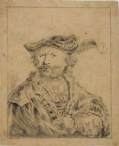 Rembrandt hattuneen tekijältä Rembrandt van Rijn