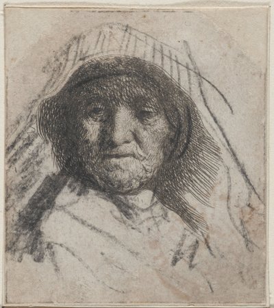 Rembrandtin äiti tekijältä Rembrandt van Rijn