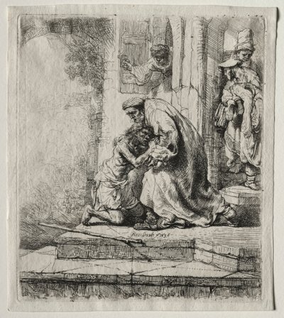 Tuhlaajapojan paluu, 1636. tekijältä Rembrandt van Rijn