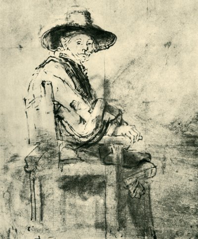 Istuva Syndic: Jacob van Loon, n. 1661-1662, 1943. tekijältä Rembrandt van Rijn