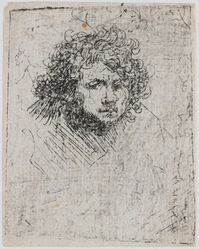 Omakuva, noin 1626-1629. tekijältä Rembrandt van Rijn