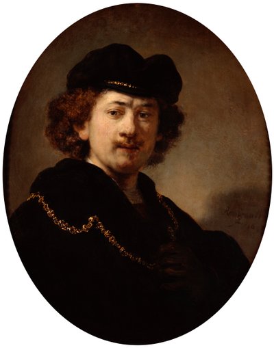 Omakuva kultaketjulla, 1633. tekijältä Rembrandt van Rijn