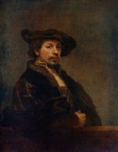Omakuva 34-vuotiaana, 1640, 1912. tekijältä Rembrandt van Rijn