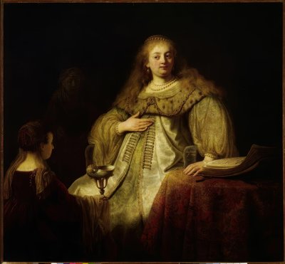 Sophonisbe empfängt den Giftbecher auf Befehl ihres Gatten tekijältä Rembrandt van Rijn