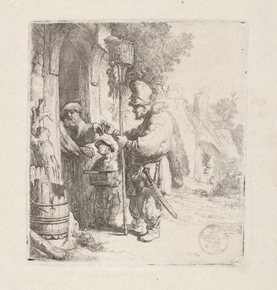 Rottamyrkyn myyjä (Rottamyrkky) tekijältä Rembrandt van Rijn