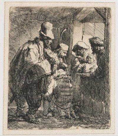 Katu-muusikot tekijältä Rembrandt van Rijn