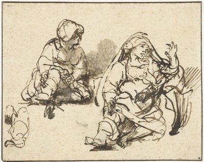 ”Sata guldenin painatus” -teoksessa esiintyvän sairaan naisen esikuvat tekijältä Rembrandt van Rijn