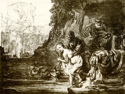 Susanna ja vanhimmat tekijältä Rembrandt van Rijn