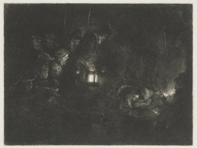 Paimenten palvonta Paimenten palvonta: yöpala tekijältä Rembrandt van Rijn