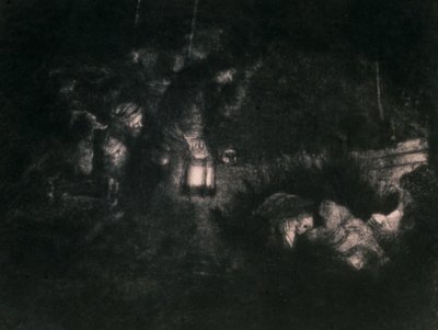 Paimenien palvonta tekijältä Rembrandt van Rijn