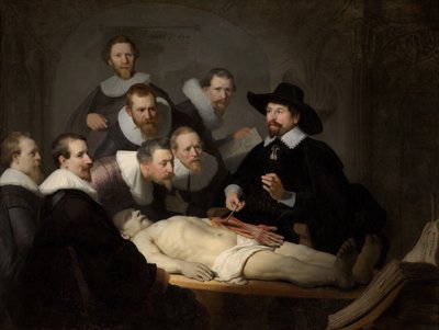 Tohtori Nicolaes Tulpin anatomiatunti tekijältä Rembrandt van Rijn