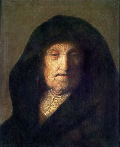Taiteilijan äiti (öljy) tekijältä Rembrandt van Rijn