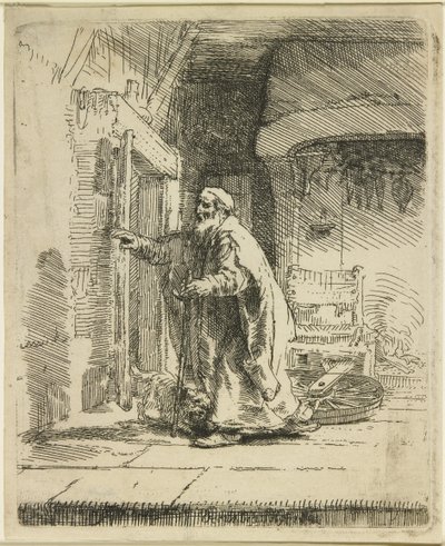 Tobitin sokeus, 1651 tekijältä Rembrandt van Rijn