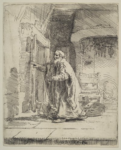 Tobitin sokeus, 1651. tekijältä Rembrandt van Rijn